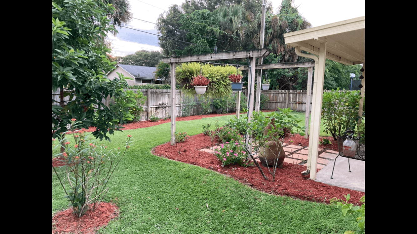 mulch application landscaping